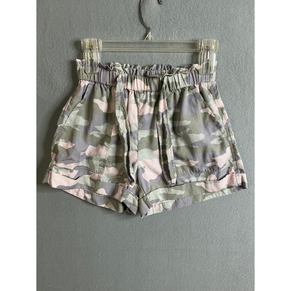 Aerie Shorts Women's Extra Small Camo Drawstring Waist Casual Comfy